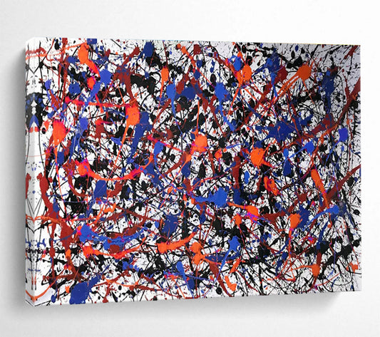 Buy Abstract Art Online Multicolor Splatter Abstract Expressionist Art HPS399