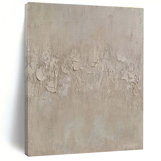 Paintings For House Beige Textured Abstract Art PT505