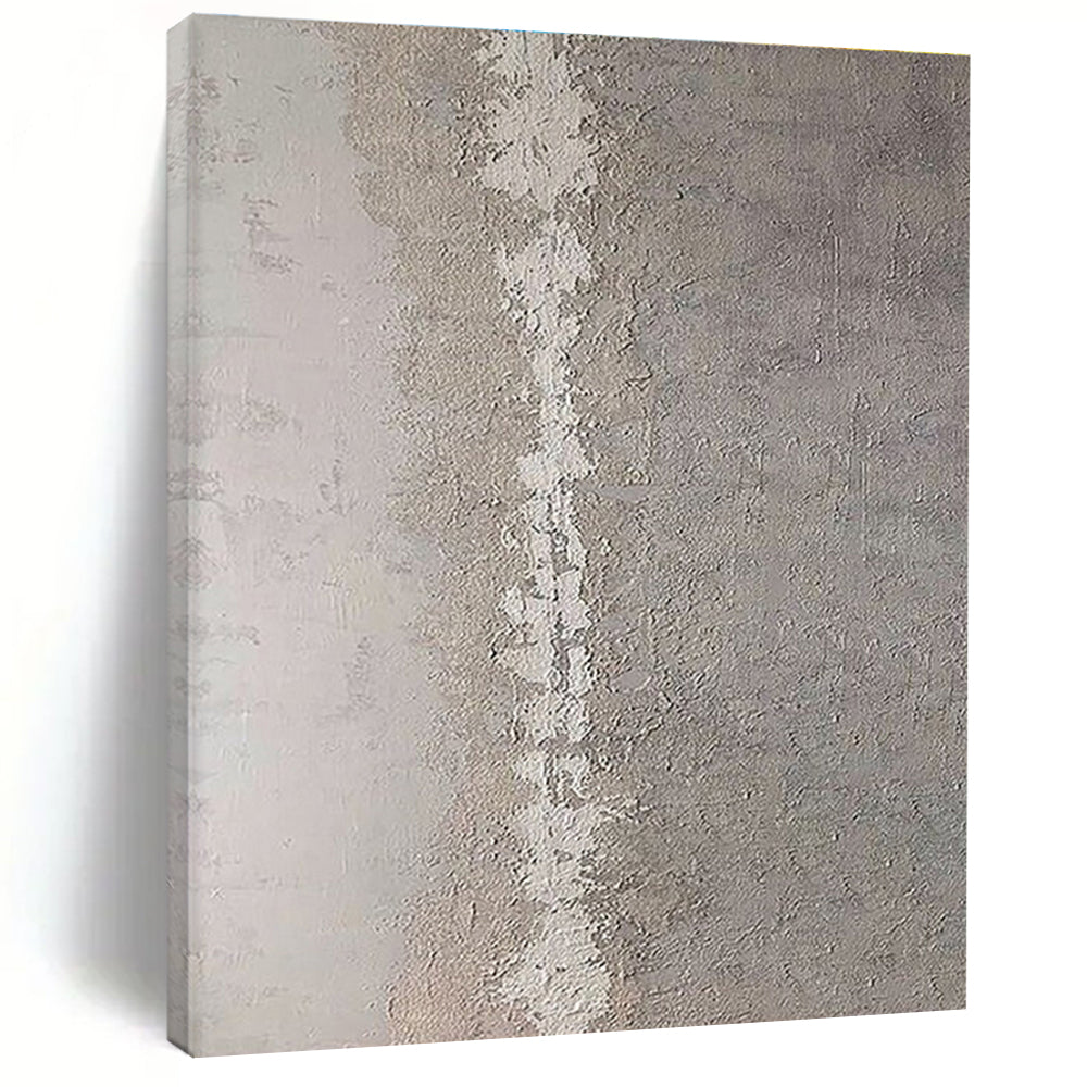 Handmade Art Gray Textured Minimalist Abstract Art PT636