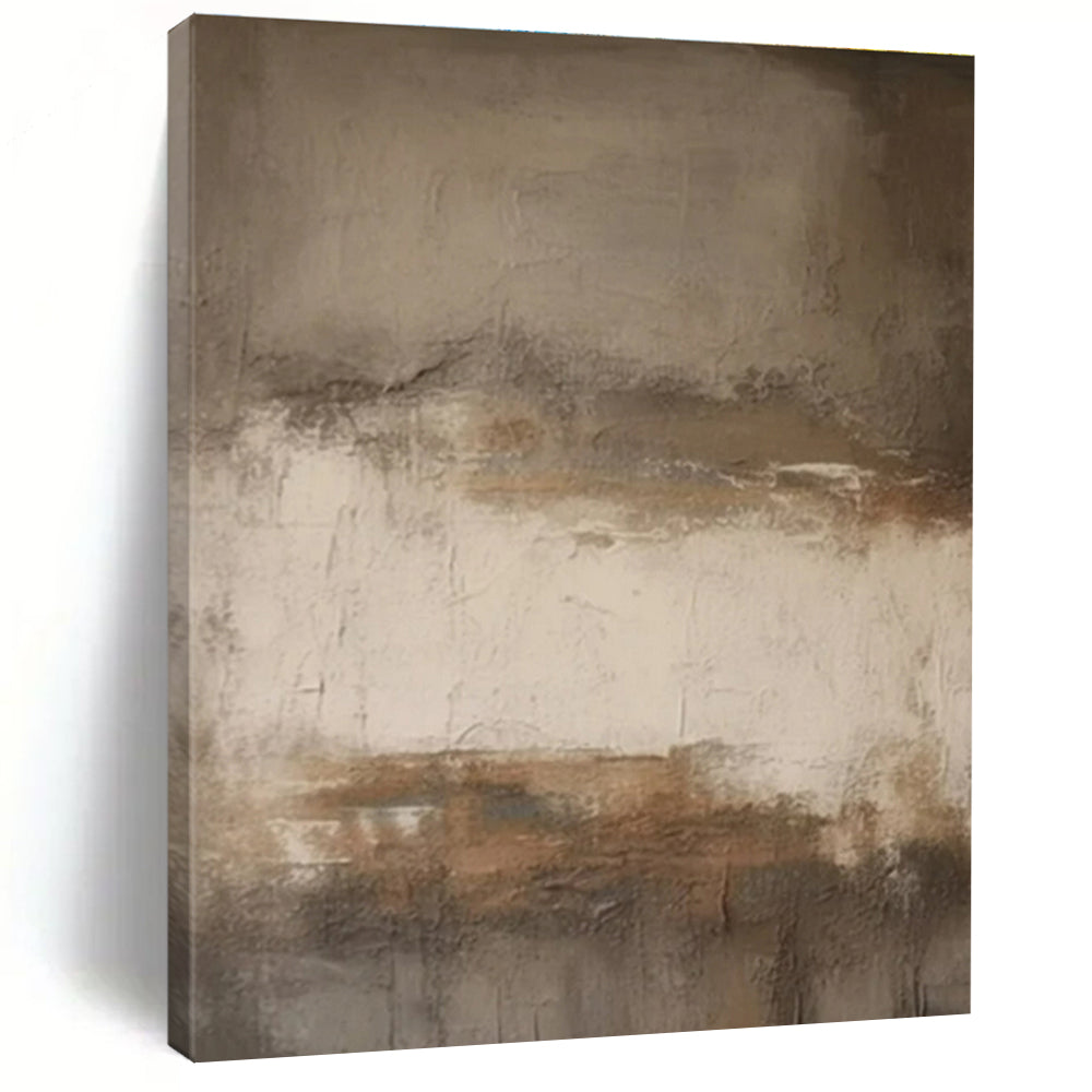Large Size - Earthy Tones Textured Abstract Art PT565