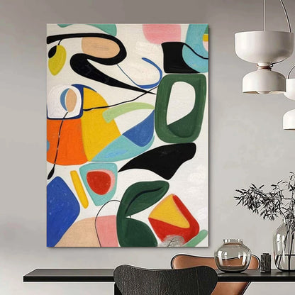 Paintings For House Multicolor Abstract Geometric Art DPS475