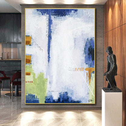 Modern Art Acrylic Multicolor Geometric Abstract Art PT825