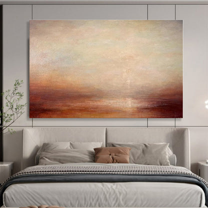 Cool Abstract Paintings Earthy Tones Minimalist Abstract Painting On Canvas HPS137