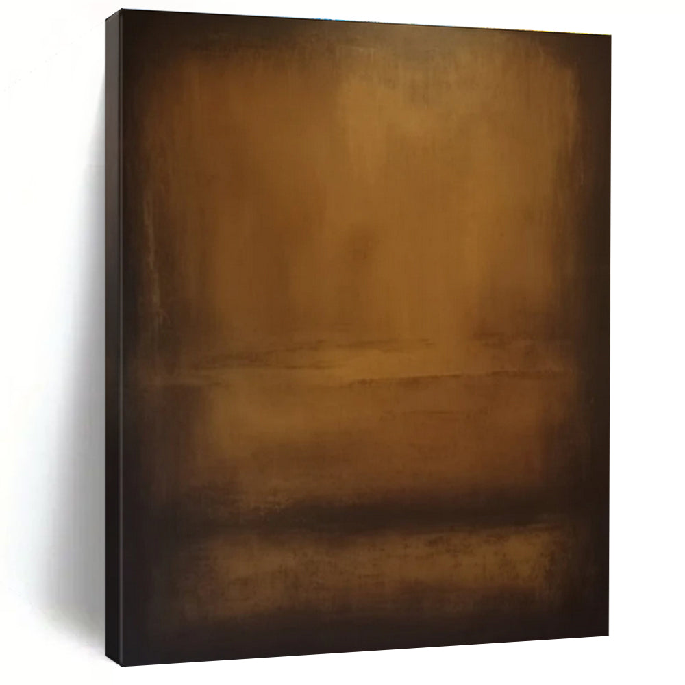 Large Size Brown Abstract Gradient Painting PT269