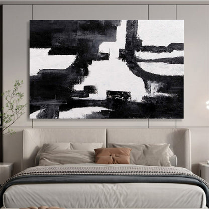 Cool Abstract Paintings Monochrome Architectural Abstract On Canvas HPS015