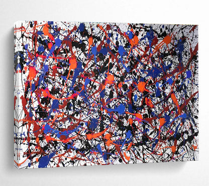 Buy Abstract Art Online Multicolor Splatter Abstract Expressionist Art HPS399