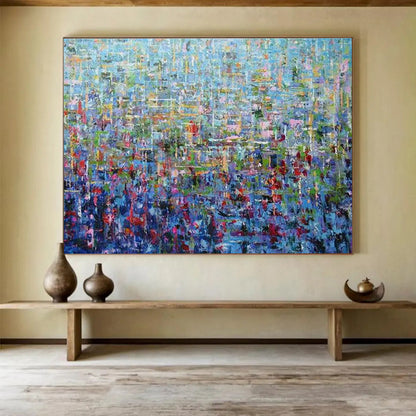 Gaint Canvas Art Multicolor Abstract Expressionist Art HPS412