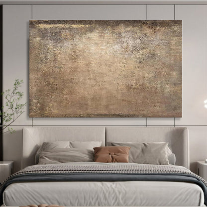 Hand-Painted Earthy Tones Textured Abstract Painting On Canvas HPS120