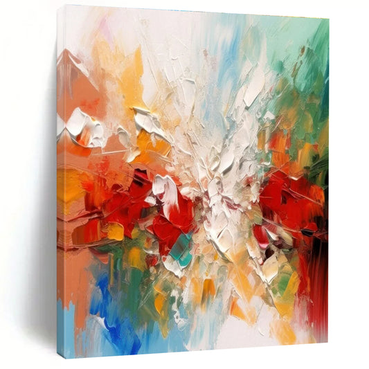 Modern Art Acrylic Colorful Abstract Explosion Painting DPS445