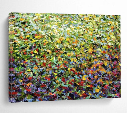 Huge Size Multicolor Abstract Impressionist Floral Art HPS413