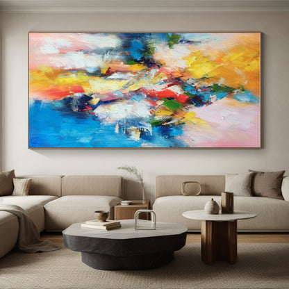 Large Size Colorful Abstract Art PT769
