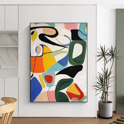 Paintings For House Multicolor Abstract Geometric Art DPS475
