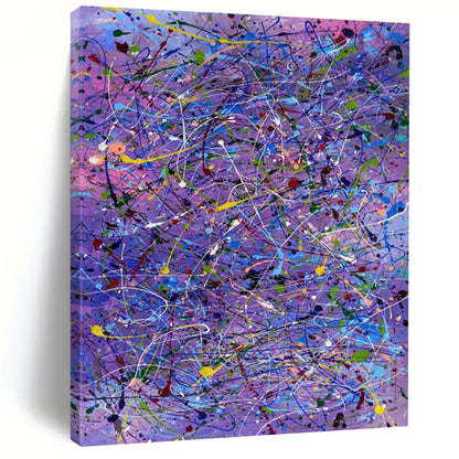 Unique Abstract Art Colorful Splatter Abstract Art PT751