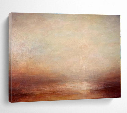 Cool Abstract Paintings Earthy Tones Minimalist Abstract Painting On Canvas HPS137