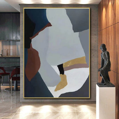 Modern Art Acrylic Multicolor Geometric Abstract Art PT425