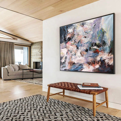 Cool Abstract Paintings Multicolor Abstract Energetic Art HPS217