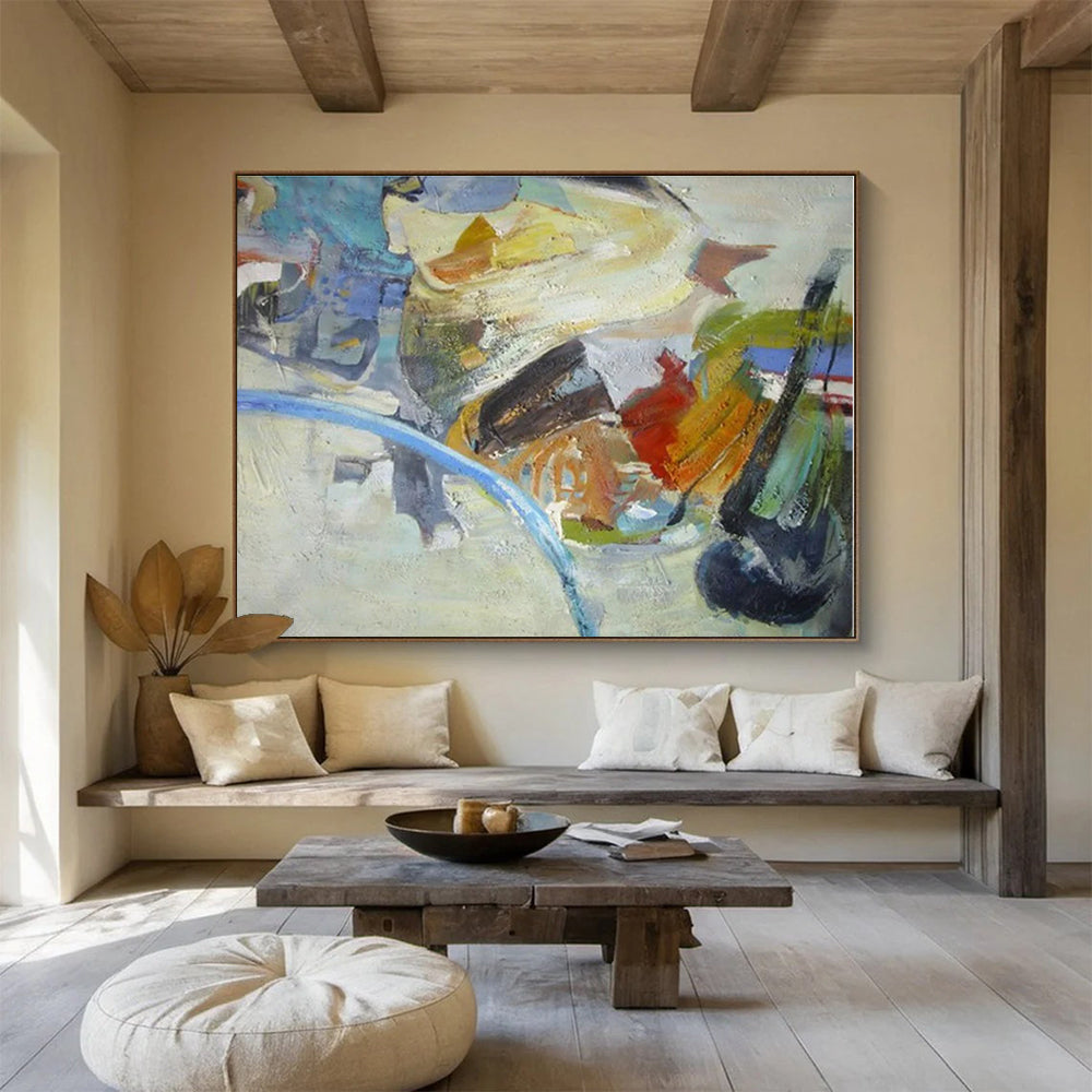 Acrylic Modern Art Paintings Colorful Abstract Still Life HPS147