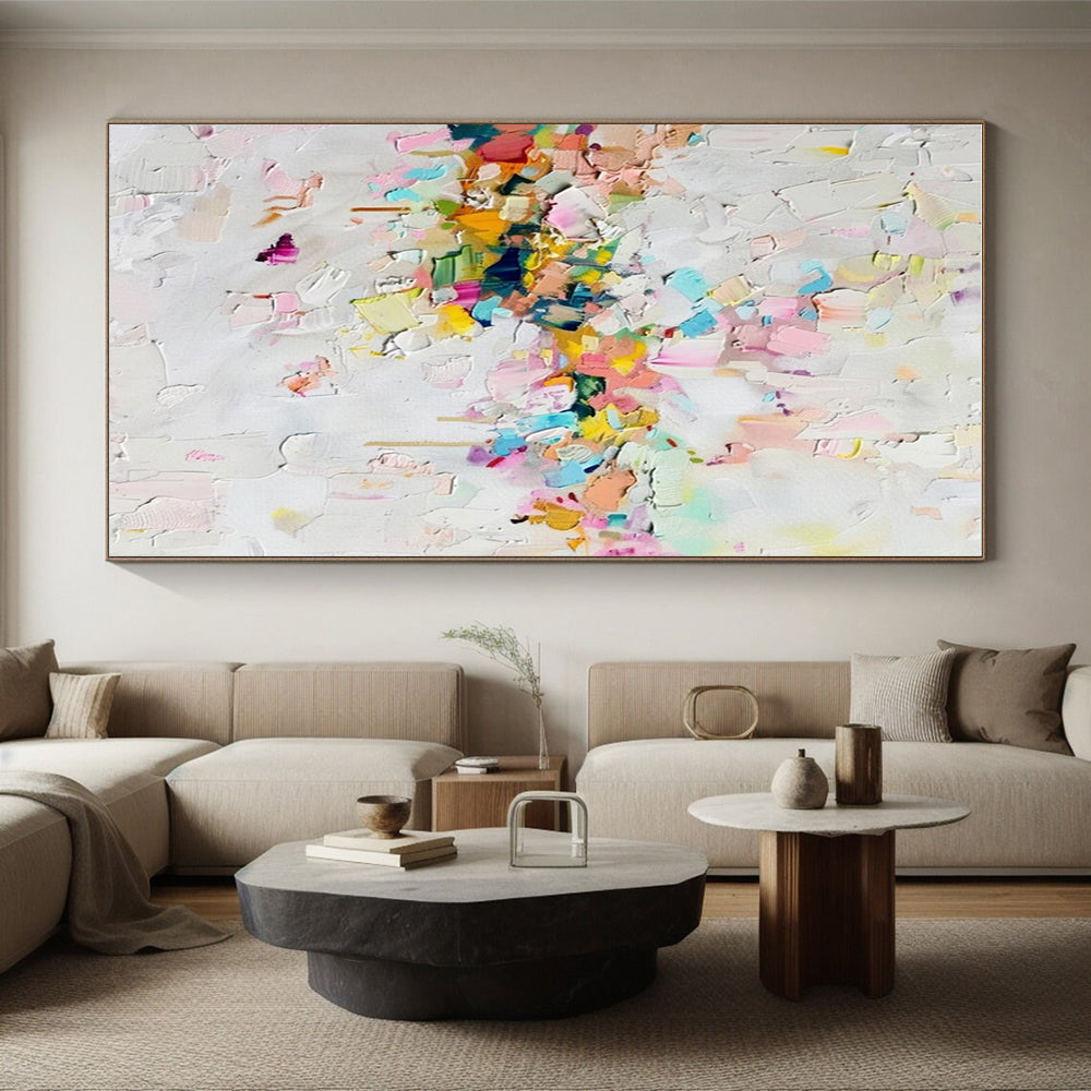 Cool Abstract Paintings Colorful Textured Abstract Art PT662