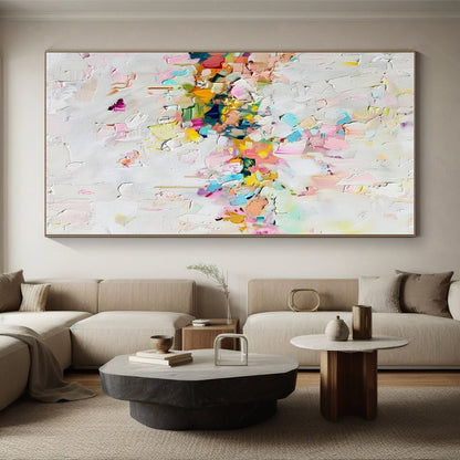 Cool Abstract Paintings Colorful Textured Abstract Art PT662