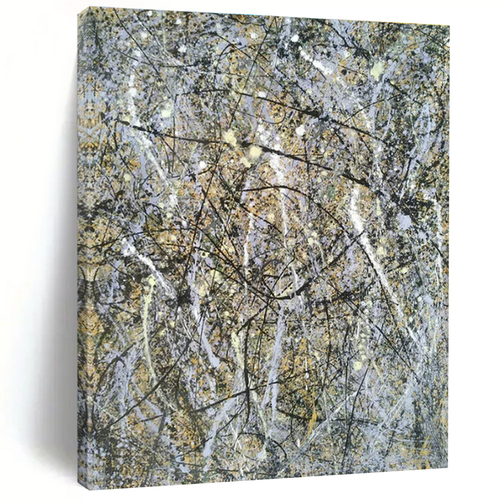 Handmade Art Dynamic Splatter Abstract Acrylic Painting PT616