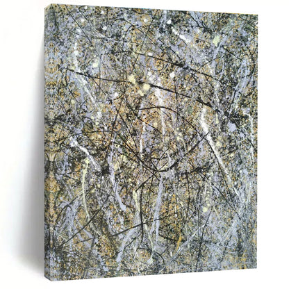 Handmade Art Dynamic Splatter Abstract Acrylic Painting PT616