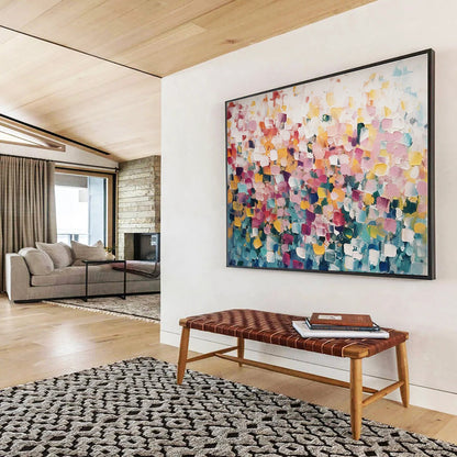 Unique Abstract Art Colorful Square Abstract Mosaic Art HPS154