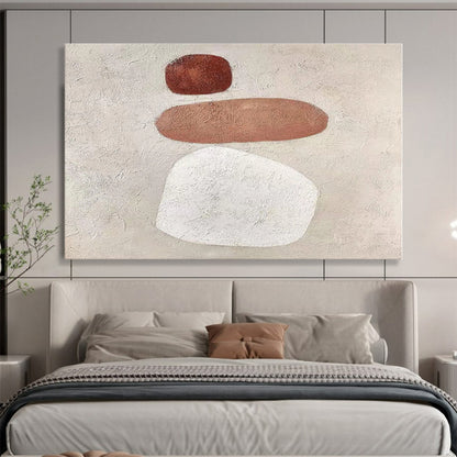 Unique Abstract Art Neutral Tones Minimalist Abstract Painting On Canvas HPS119