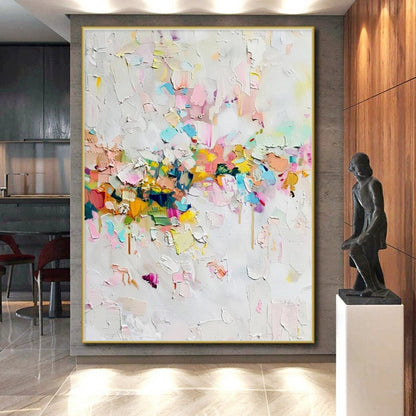 Cool Abstract Paintings Colorful Textured Abstract Art PT662