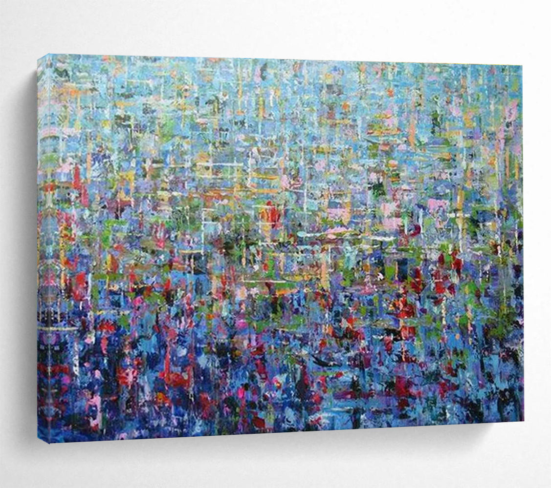 Gaint Canvas Art Multicolor Abstract Expressionist Art HPS412