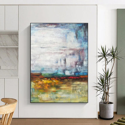 Paintings For House Multicolor Abstract Expressionist Landscape Art DPS465