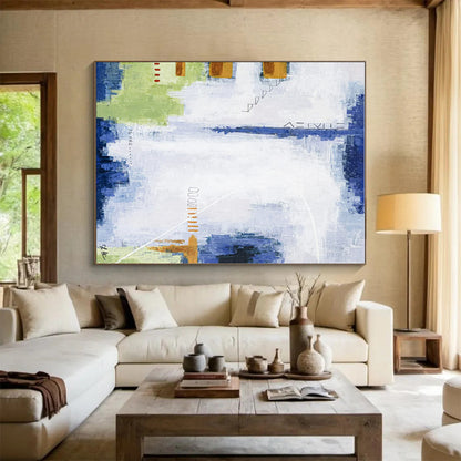 Modern Art Acrylic Multicolor Geometric Abstract Art PT825