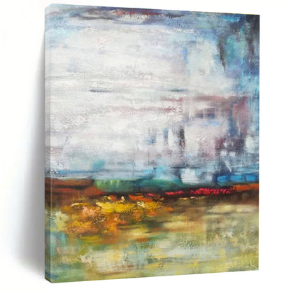 Paintings For House Multicolor Abstract Expressionist Landscape Art DPS465