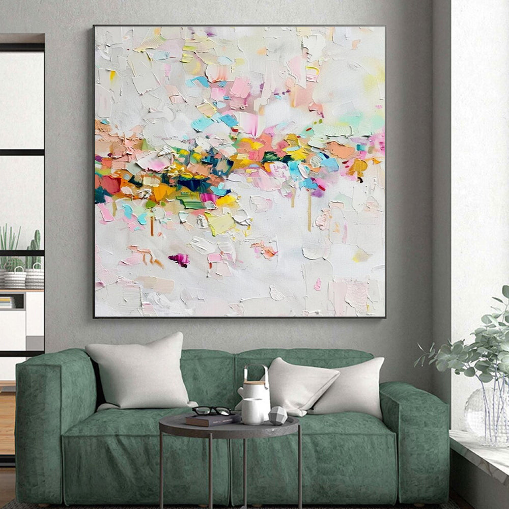 Cool Abstract Paintings Colorful Textured Abstract Art PT662