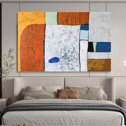Large Size Multicolor Geometric Abstract Art HPS414