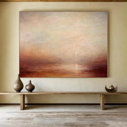 Cool Abstract Paintings Earthy Tones Minimalist Abstract Painting On Canvas HPS137