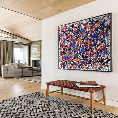 Buy Abstract Art Online Multicolor Splatter Abstract Expressionist Art HPS399