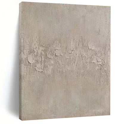 Minimalist Canvas Art Beige Textured Abstract Art PT688
