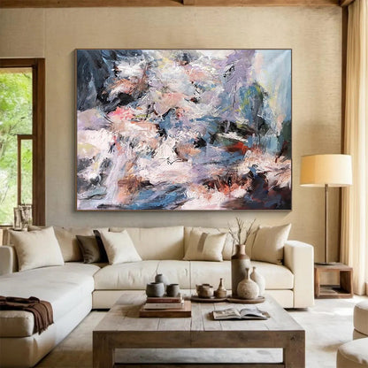 Cool Abstract Paintings Multicolor Abstract Energetic Art HPS217