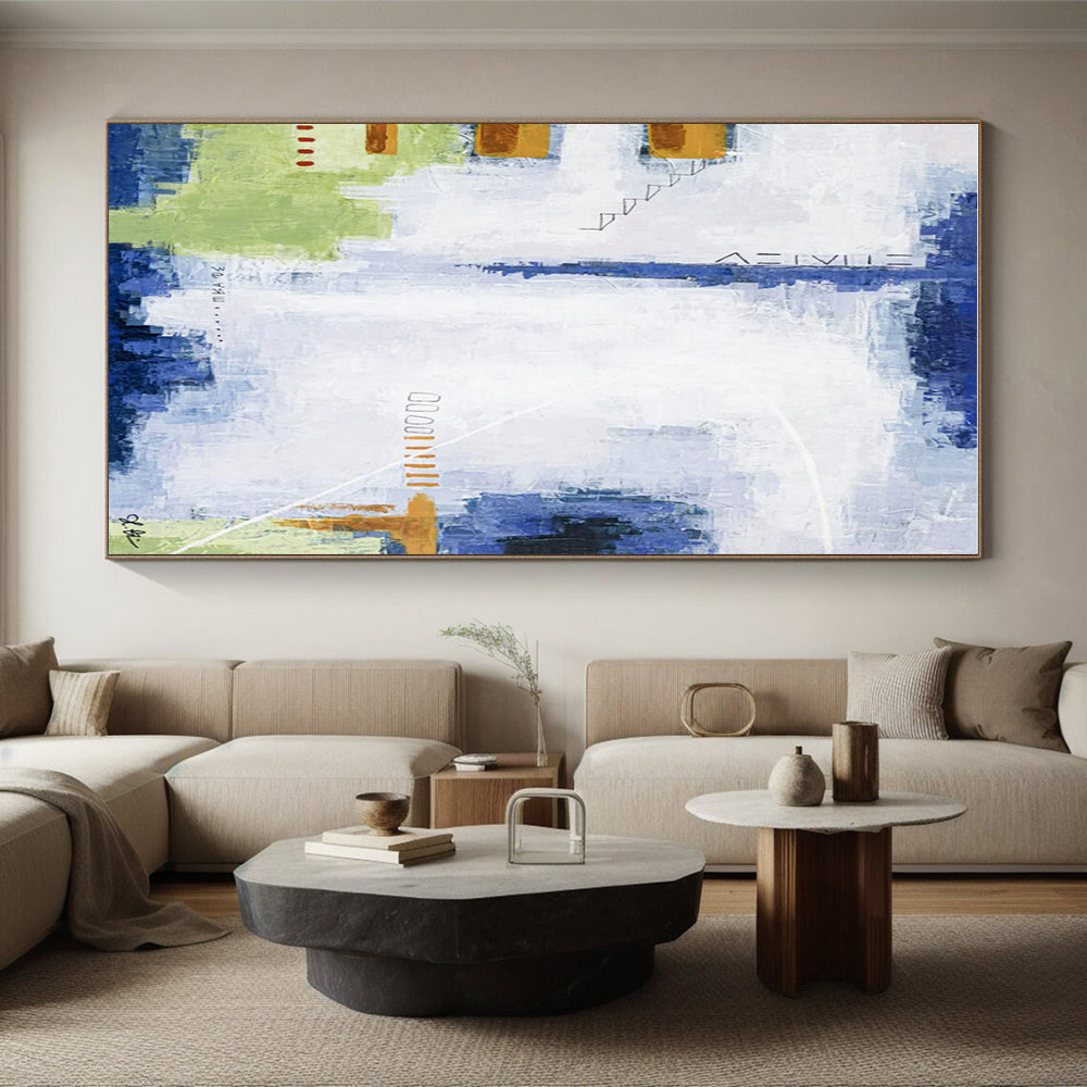 Modern Art Acrylic Multicolor Geometric Abstract Art PT825