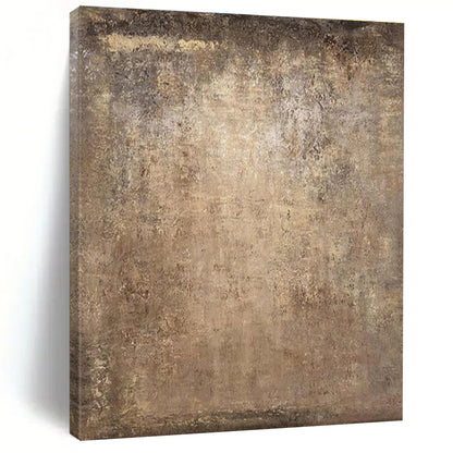 Huge Size Brown Abstract Textured Composition, Oversized Abstract Wall Art PT533