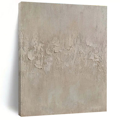 Minimalist Canvas Art Beige Textured Abstract Art PT784